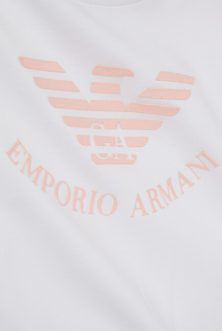 Eagle Logo & Text Print T-Shirt